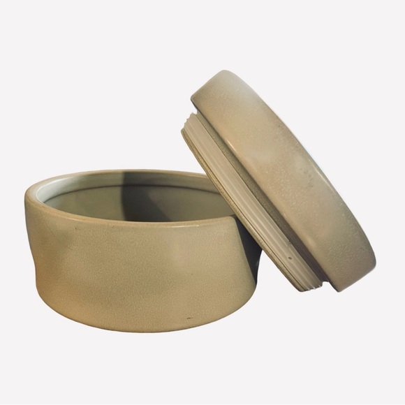 Studio McGee Threshold Ceramic Round Canister Collab  7"x 7" Stoneware NEW - Picture 6 of 8